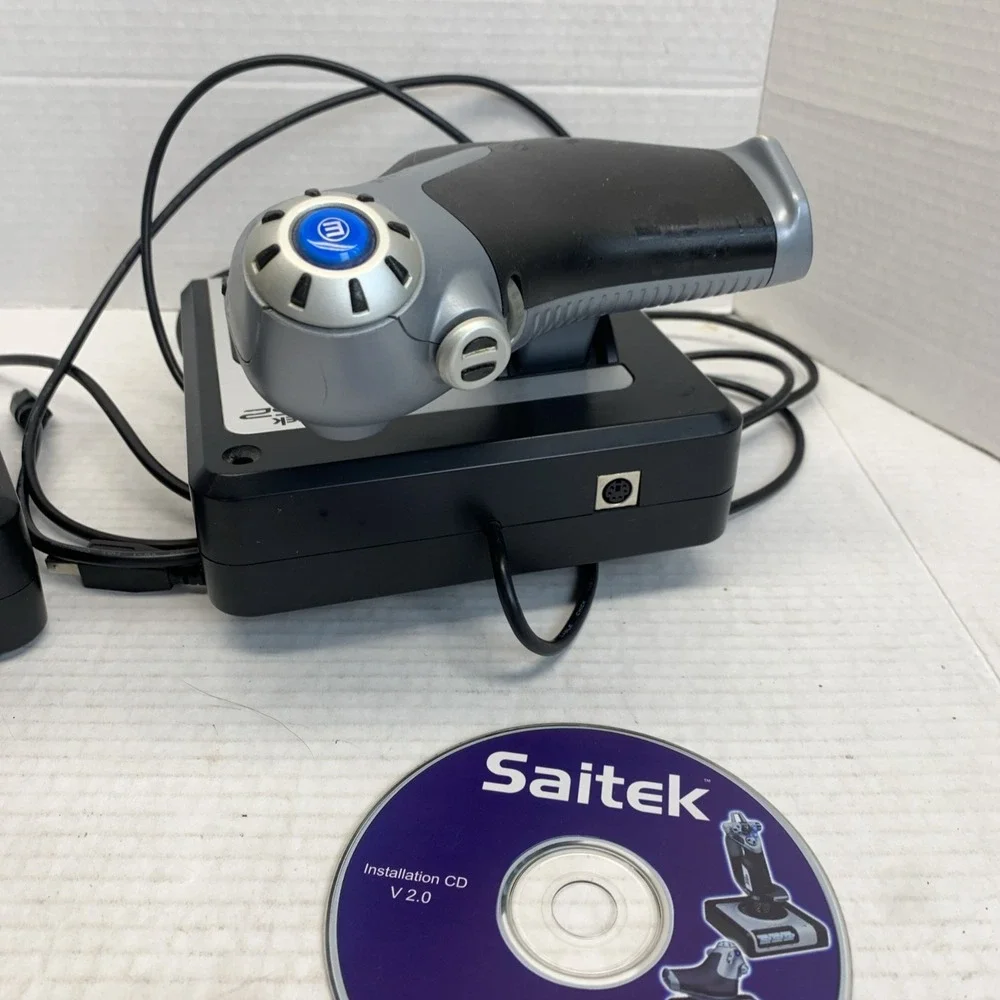 Logitech Saitek X52 Pro Flight Control System Throttle and Stick Simulation VGC